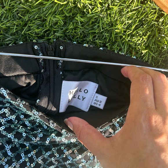 Hello Molly sparkly sequin skirt size small - Picture 3 of 5